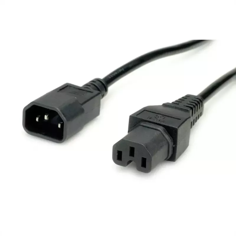 Power cable VALUE 19.99.1123 Black 3 m C14 C15 coupler