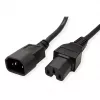 Power cable VALUE 19.99.1123 Black 3 m C14 C15 coupler