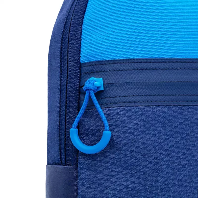 Sling case Rivacase Dijon 25.6 cm (10.1 inch) Blue Carrying handle Shoulder strap