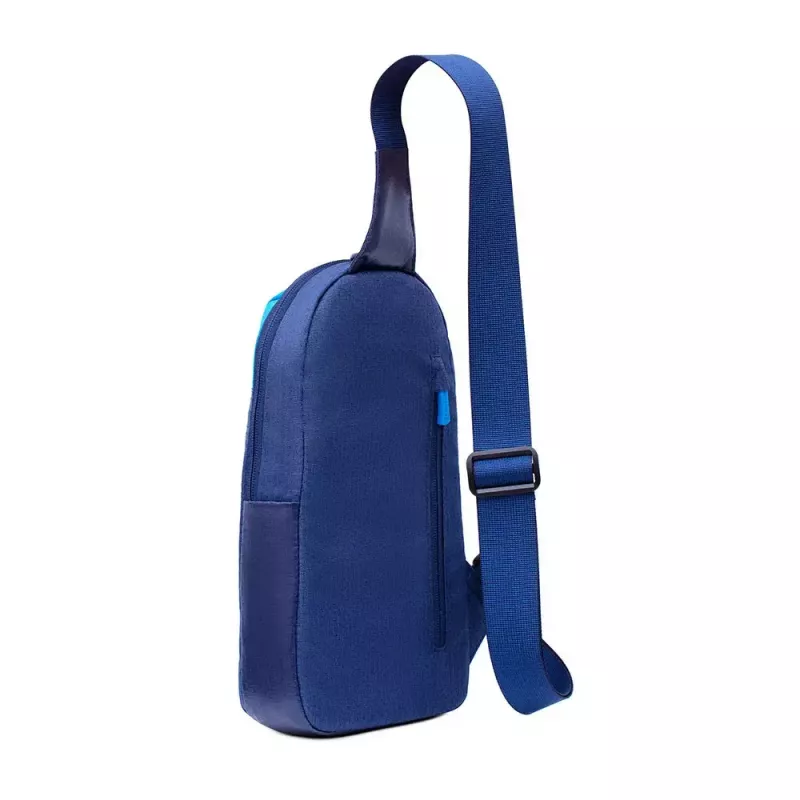 Sling case Rivacase Dijon 25.6 cm (10.1 inch) Blue Carrying handle Shoulder strap