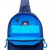 Sling case Rivacase Dijon 25.6 cm (10.1 inch) Blue Carrying handle Shoulder strap