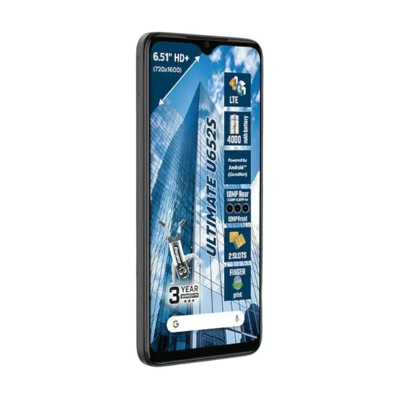 Smartphone Energizer U652SEU, 6.51 inch display, 64GB memory, black