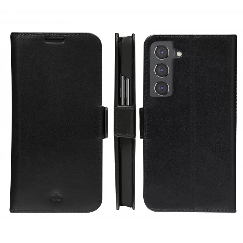dbramante1928 Copenhagen Slim - Galaxy S22 - Black, Folio, Samsung, Galaxy S22, 15.5 cm (6.1 inch), Black