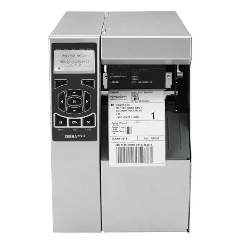 Label printer Zebra ZT510 Thermal transfer 300×300 DPI, 305 mm/s, 104 mm print width, Ethernet, Bluetooth, LCD, grey