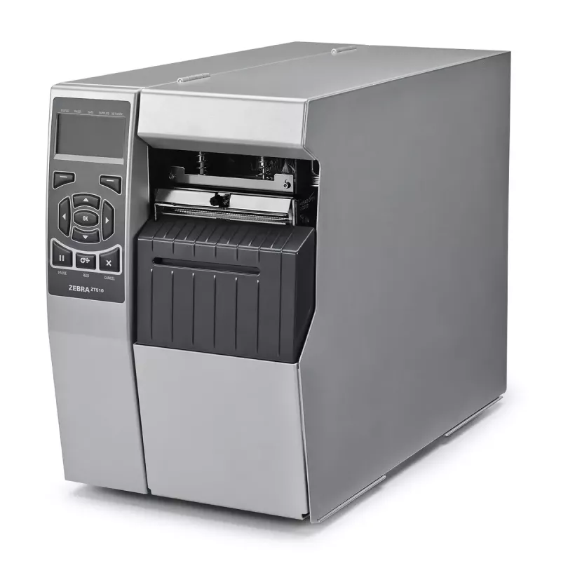 Label printer Zebra ZT510 Thermal transfer 300×300 DPI, 305 mm/s, 104 mm print width, Ethernet, Bluetooth, LCD, grey