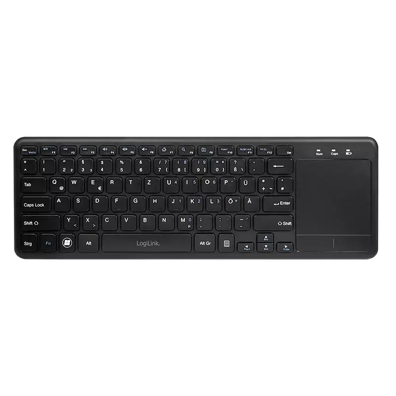 Keyboard LogiLink ID0188 Home RF Wireless QWERTZ Black