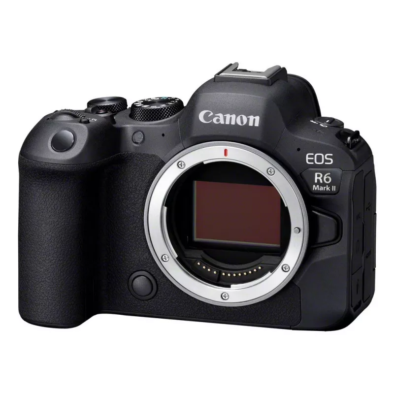 Mirrorless camera Canon EOS R6 Mark II (MILC Body) – 24.2 MP, CMOS, 4K video, 3 inch touchscreen, Wi‑Fi, 1/8000 s shutter, 0.588 kg, black