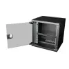 Cable management panel EQUIP EZMB-10-B, metal, black, 1U accessory