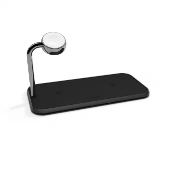 Wireless Charger ZENS Dual+Watch Aluminium Black