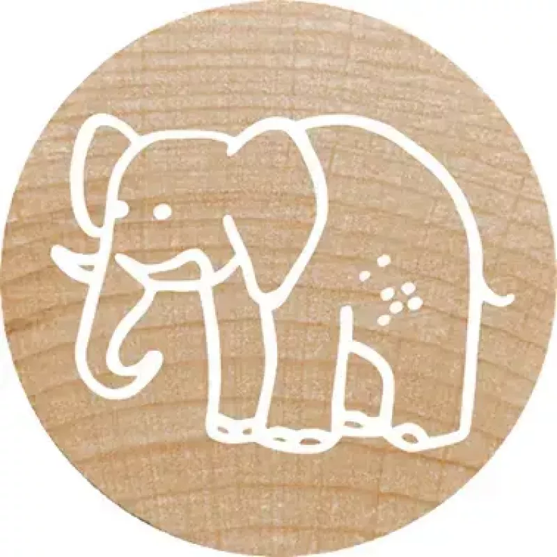 Colop Stamp Colop 165224 Round Rubber Wood 3 cm