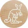Colop Stamp Colop 165224 Round Rubber Wood 3 cm