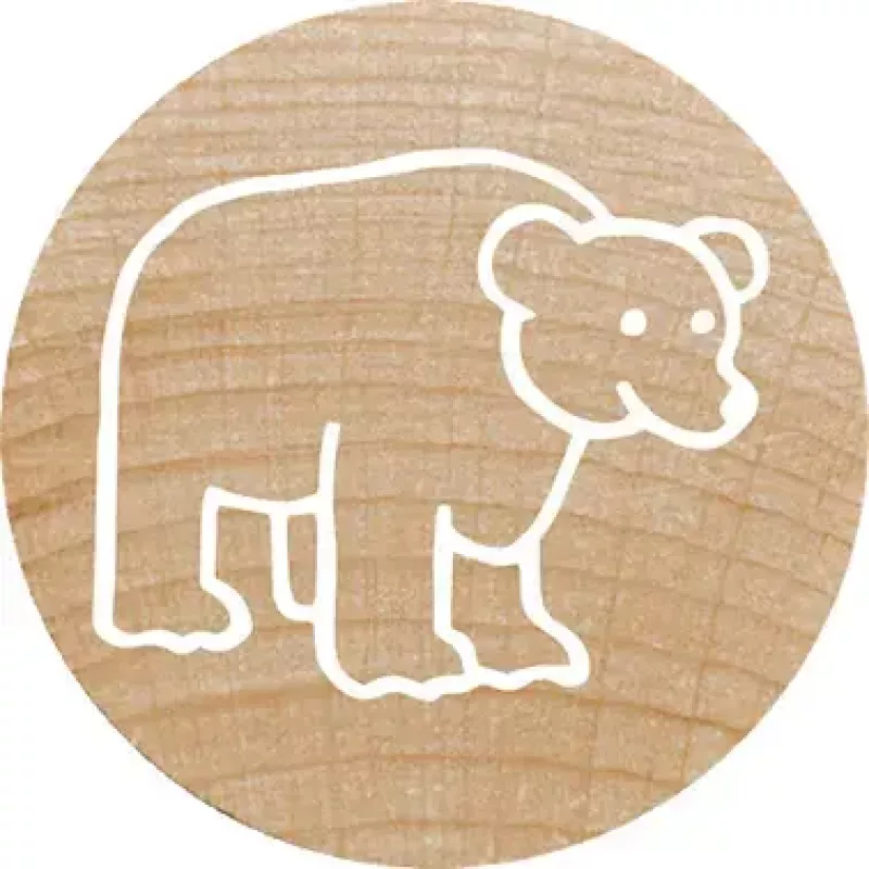 Colop Stamp Colop 165224 Round Rubber Wood 3 cm