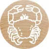 Colop Stamp Colop 165224 Round Rubber Wood 3 cm