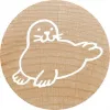 Colop Stamp Colop 165224 Round Rubber Wood 3 cm