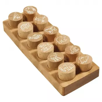 Colop Stamp Colop 165224 Round Rubber Wood 3 cm