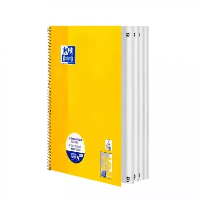 Writing Notebook Oxford 100050356 A4 80 Sheets Yellow