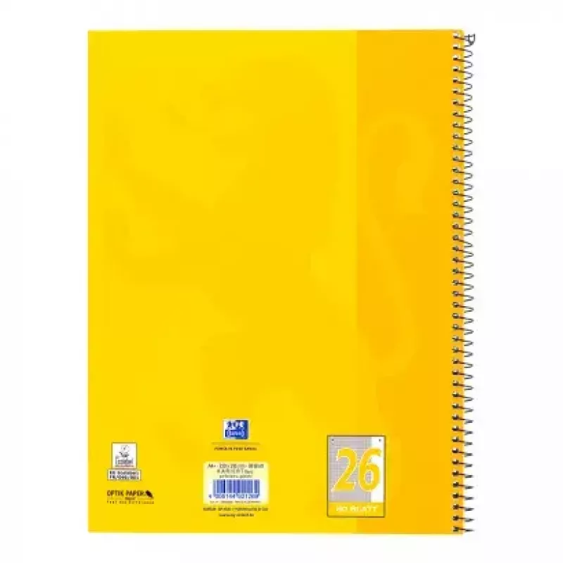 Writing Notebook Oxford 100050356 A4 80 Sheets Yellow