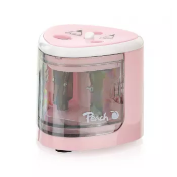 Peach PO102 Electric pencil sharpener Rose, White