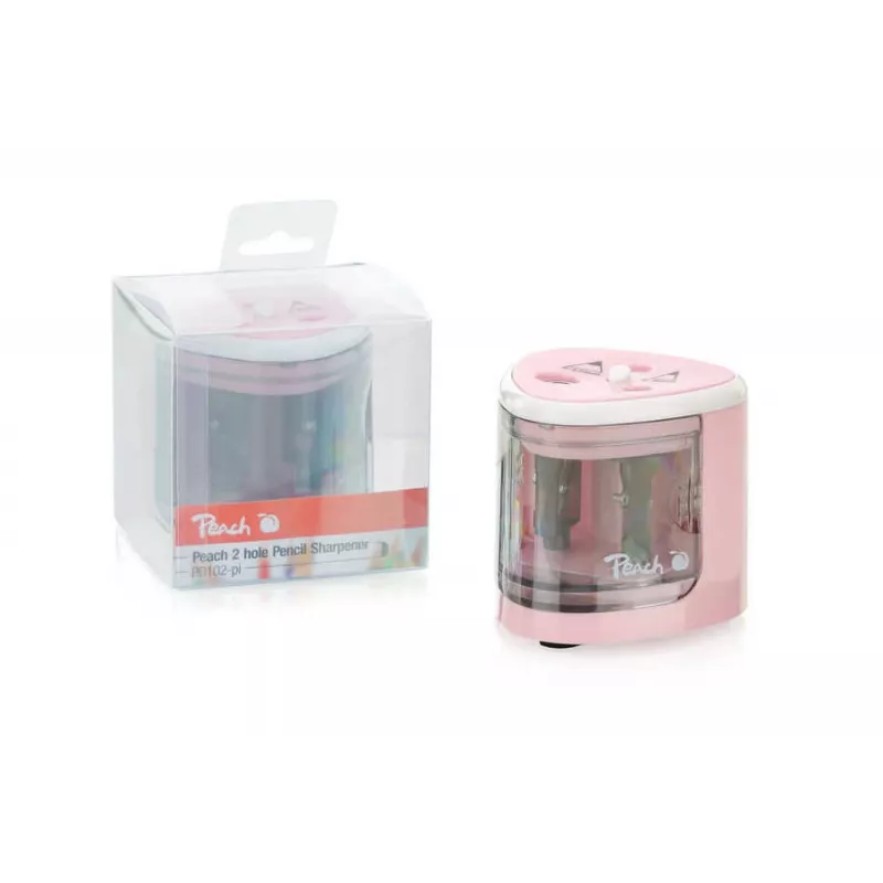 Peach PO102 Electric pencil sharpener Rose, White