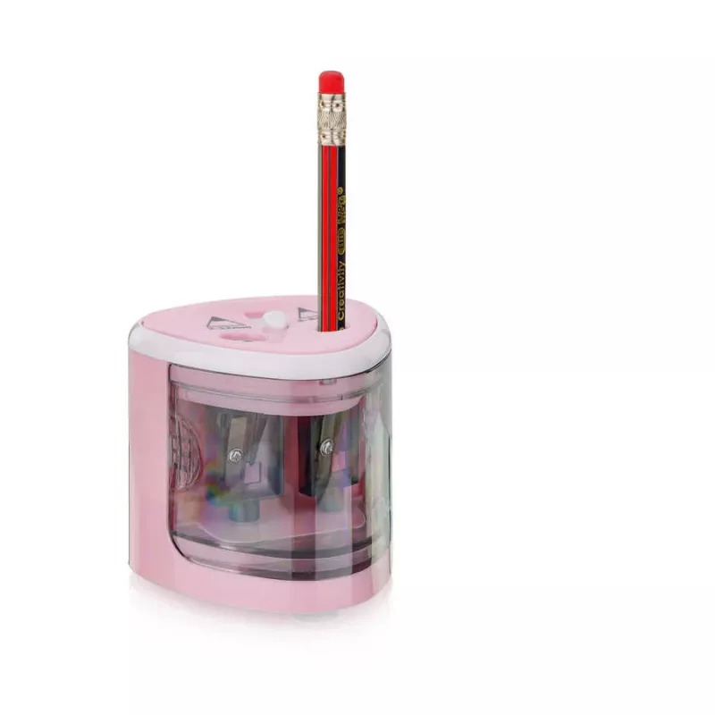 Peach PO102 Electric pencil sharpener Rose, White