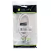 Techly 2m High Speed ​​HDMI Cable with Ethernet A/A M/M White ICOC HDMI-4-020WH