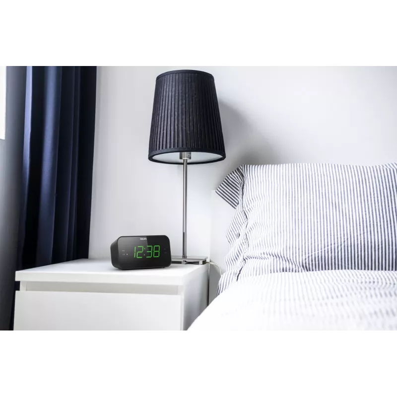 Philips TAR3306/12 alarm clock Digital alarm clock Black
