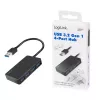 LogiLink USB 3.2 Gen1 4-port hub black 5000 Mbit/s ABS