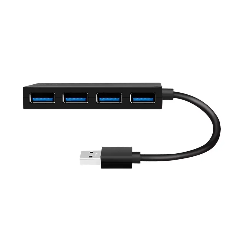 LogiLink USB 3.2 Gen1 4-port hub black 5000 Mbit/s ABS