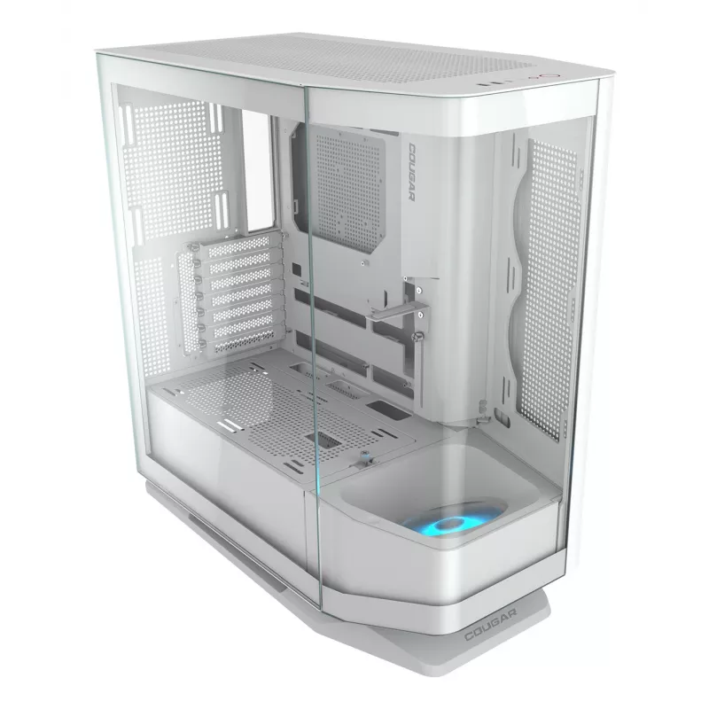 PC Midi Tower Case Cougar FV270 — White, supports ATX/ EATX/ Micro-ITX, 2×3.5 inch + 2×2.5 inch, 120/140 mm fans