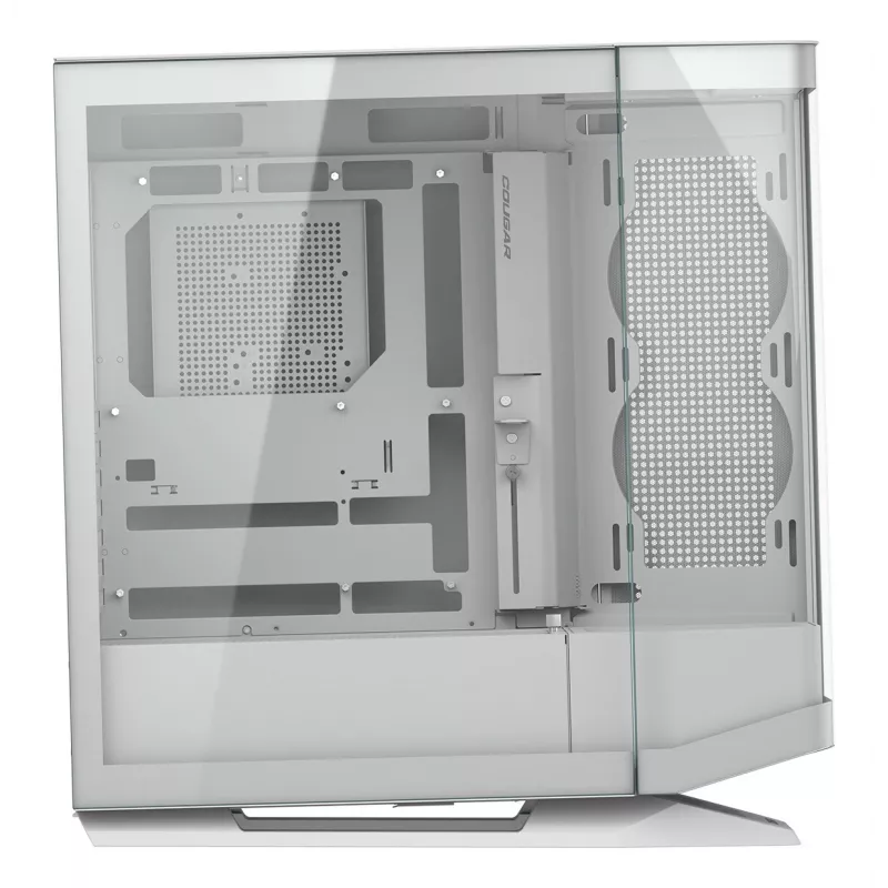 PC Midi Tower Case Cougar FV270 — White, supports ATX/ EATX/ Micro-ITX, 2×3.5 inch + 2×2.5 inch, 120/140 mm fans