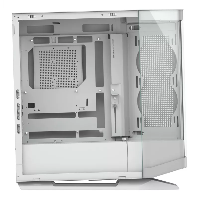 PC Midi Tower Case Cougar FV270 — White, supports ATX/ EATX/ Micro-ITX, 2×3.5 inch + 2×2.5 inch, 120/140 mm fans