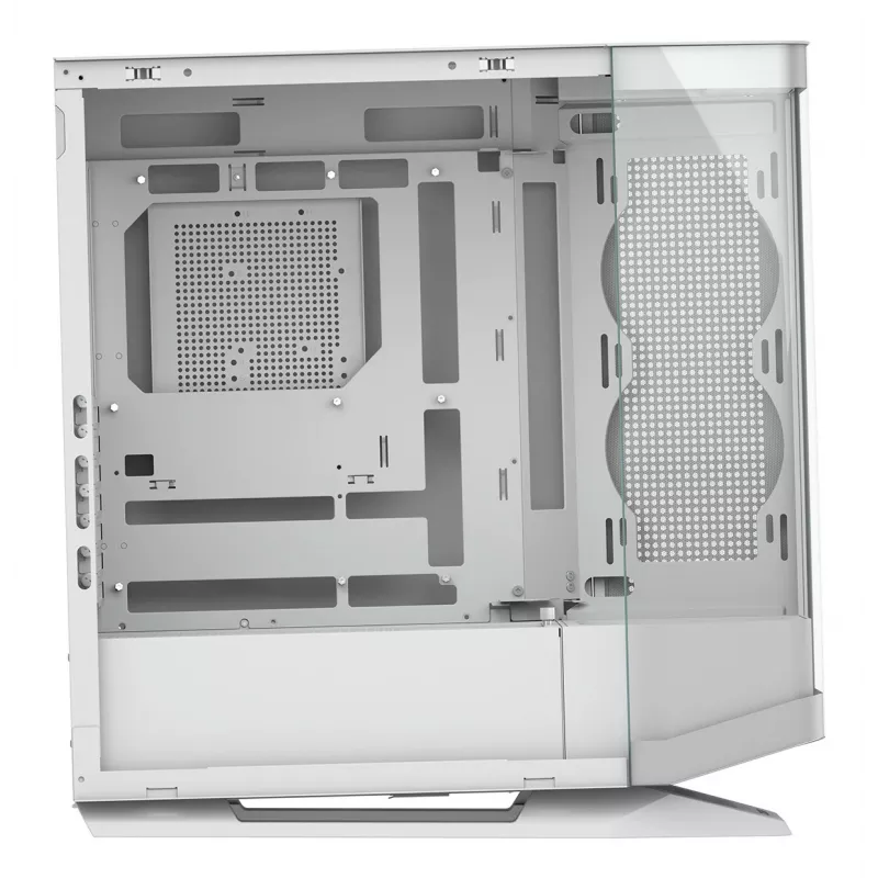 PC Midi Tower Case Cougar FV270 — White, supports ATX/ EATX/ Micro-ITX, 2×3.5 inch + 2×2.5 inch, 120/140 mm fans