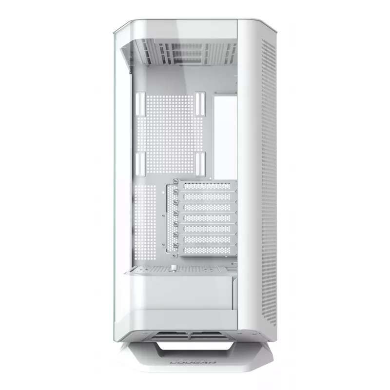 PC Midi Tower Case Cougar FV270 — White, supports ATX/ EATX/ Micro-ITX, 2×3.5 inch + 2×2.5 inch, 120/140 mm fans