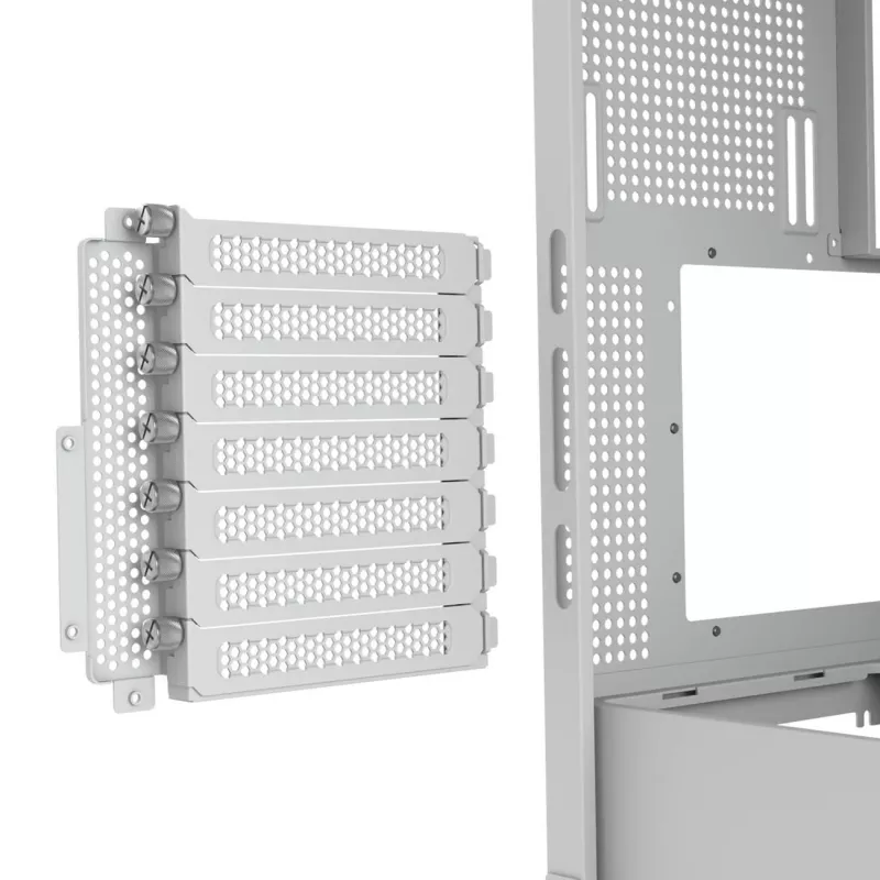 PC Midi Tower Case Cougar FV270 — White, supports ATX/ EATX/ Micro-ITX, 2×3.5 inch + 2×2.5 inch, 120/140 mm fans