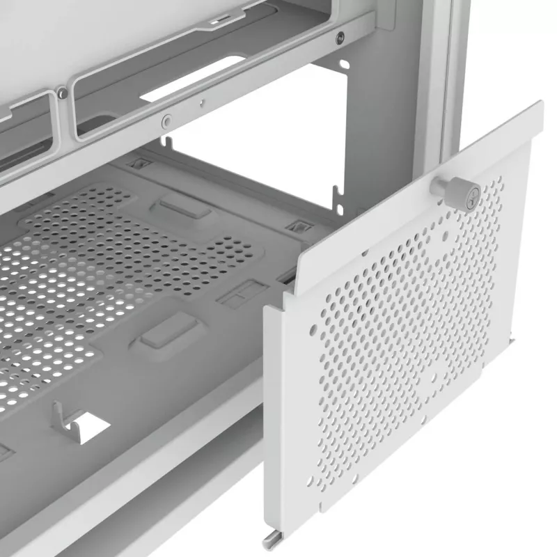 PC Midi Tower Case Cougar FV270 — White, supports ATX/ EATX/ Micro-ITX, 2×3.5 inch + 2×2.5 inch, 120/140 mm fans