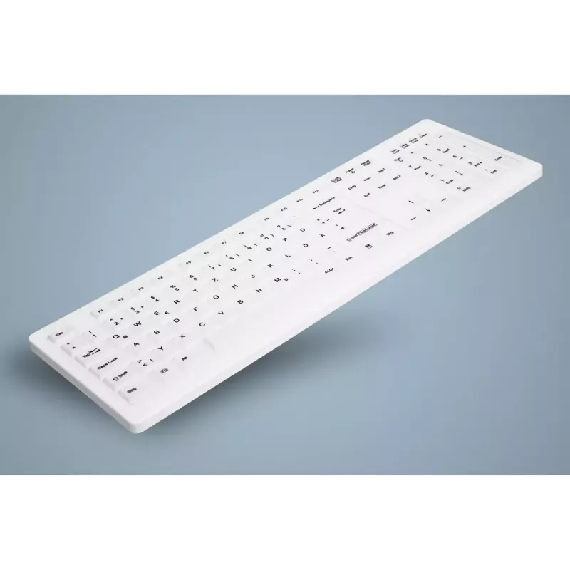 Contour Design Active Key AK-C8100FA-UVS-W/GE keyboard Medical USB QWERTY UK English White