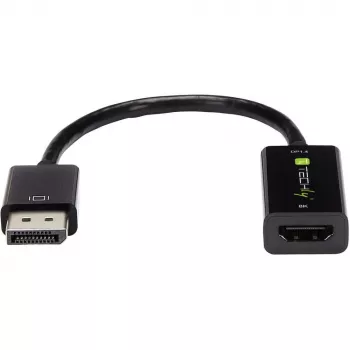 Techly IADAP DP-HDMIF8K video cable adapter 0.2 m DisplayPort HDMI Type A (Standard) Black
