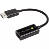 Techly IADAP DP-HDMIF8K video cable adapter 0.2 m DisplayPort HDMI Type A (Standard) Black