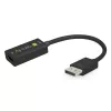 Techly IADAP DP-HDMIF8K video cable adapter 0.2 m DisplayPort HDMI Type A (Standard) Black