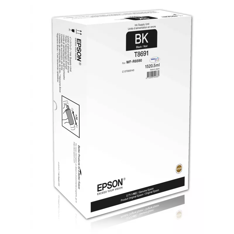Epson Black XXL Ink Supply Unit, Extra (Super) High Yield, Black, Pigment-based ink, 1520.5 ml, 1 pc(s)