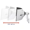 Ergotron HX Series HX ARM WITH VERY HEAVY DUTY PIVOT WALL WHITE FOR 1000R 57 inch MONITORS