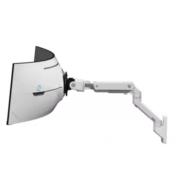 Ergotron HX Series HX ARM WITH VERY HEAVY DUTY PIVOT WALL WHITE FOR 1000R 57 inch MONITORS