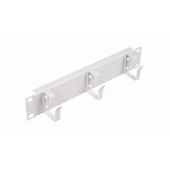 Cable ring EQUIP EZMR-10-G for 19 inch rack, metal housing, white