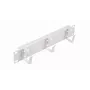 Cable ring EQUIP EZMR-10-G for 19 inch rack, metal housing, white
