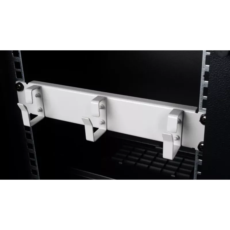 Cable ring EQUIP EZMR-10-G for 19 inch rack, metal housing, white