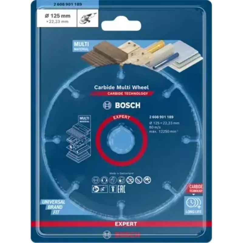 Bosch 2 608 901 189 rotary tool grinding/sanding supply Plastic, Wood Cut-off disc