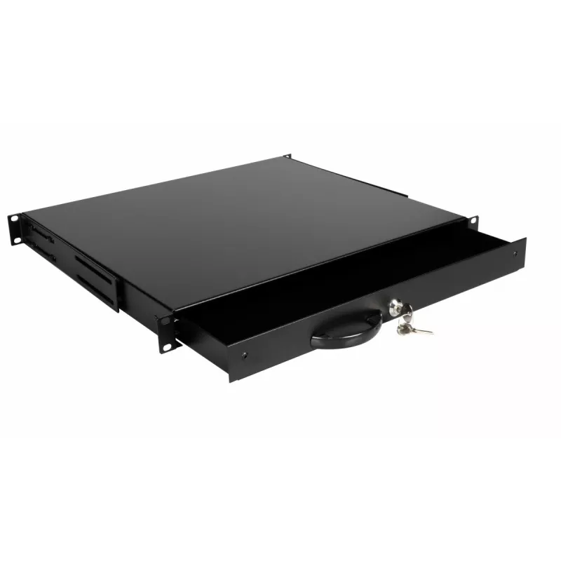 Drawer unit Equip EZD-1-B Lockable Drawer 19' 1U Black