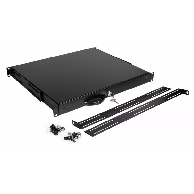 Drawer unit Equip EZD-1-B Lockable Drawer 19' 1U Black