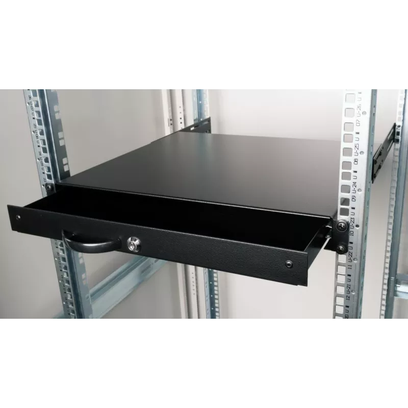 Drawer unit Equip EZD-1-B Lockable Drawer 19' 1U Black