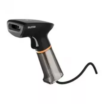 Handheld barcode scanner SUNMI U2 2D USB black — retail imager, wired USB connection